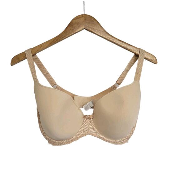 Wacoal Beige Nude La Femme T-Shirt Underwire Bra #853117 Size 36G - Picture 1 of 5